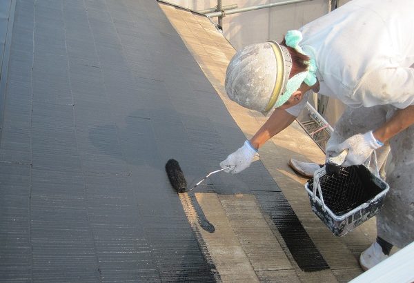 神奈川県伊勢原市　外壁塗装　屋根塗装　スレート屋根　コーキング工事　水谷ペイント　ナノコンポジットW