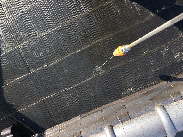 神奈川県平塚市　外壁塗装　屋根塗装　付帯部塗装　高圧洗浄　養生