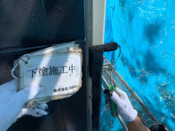 神奈川県海老名市　F様邸　外壁塗装　雨樋ケレン〜塗装・フラットルーフ塗装