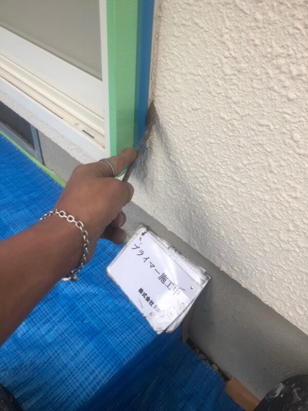 神奈川県秦野市　Y様邸　外壁塗装工事　高圧洗浄～コーキング打ち替え