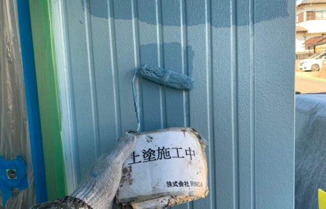 神奈川県秦野市　O様邸　外壁塗装工事　上塗り塗装～施工完了